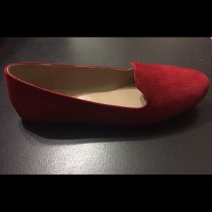 Last chance ! Forever red suede flats