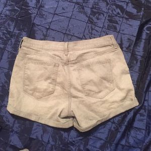 Gray boyfriend shorts