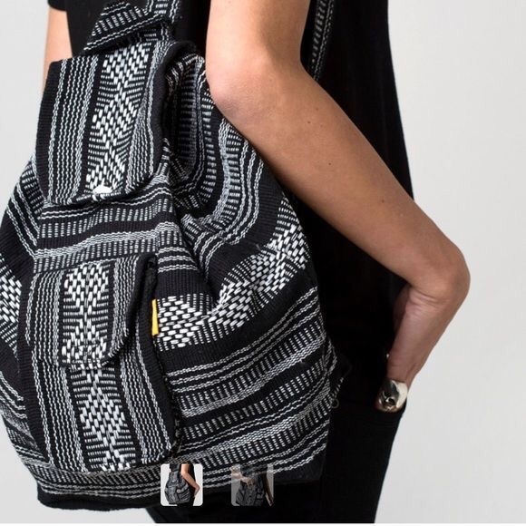 Black Mexican Backpack