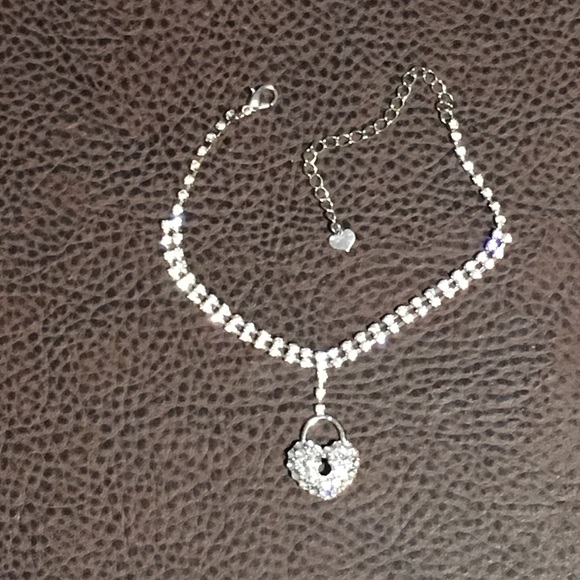 Rhinestone anklet by Frederick's of Hollywood