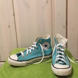 Teal High Top Converse