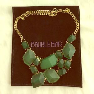 ⭐️SALE⭐️ Emerald Green BaubleBar Bib Necklace