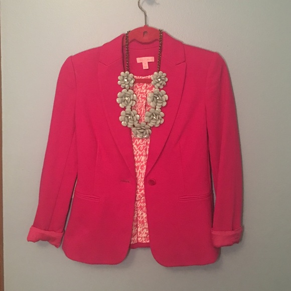 Hot pink Lilly Pulitzer blazer