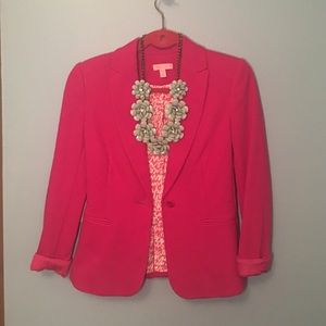 Hot pink Lilly Pulitzer blazer