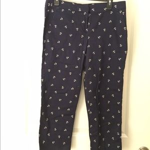Anchor print pant