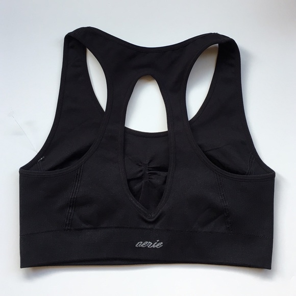 NWOT Black Sports Bra - Picture 3 of 3