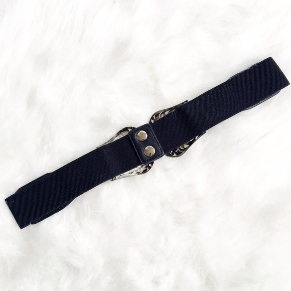 LAST ONE • Black Double Buckle Western Belt - Picture 4 of 4