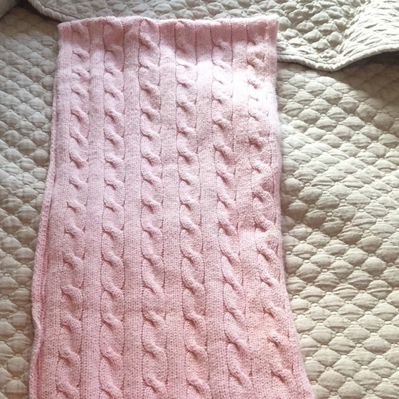 Ralph Lauren Pink Scarf and Glove Set