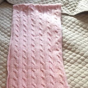 Ralph Lauren Pink Scarf and Glove Set