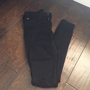 Hudson black skinny jegging