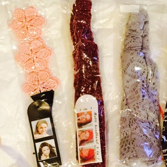 Daisy Lace Chained Headband, Pretty in Peach! NWT! - Picture 3 of 4