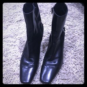 Black Nine West ankle boots