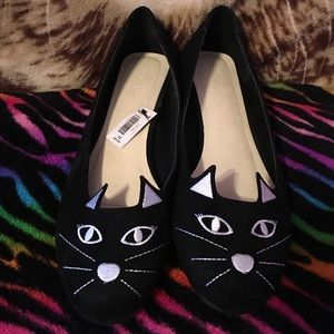 Cat flats😻 12 regular (will fit a wide as well)