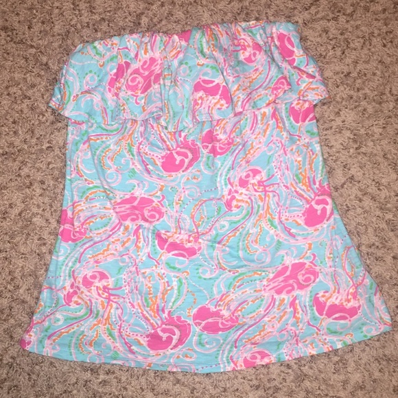Lilly Pulitzer ruffle top