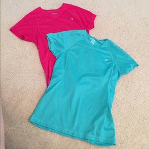 2 champion workout tshirts size small