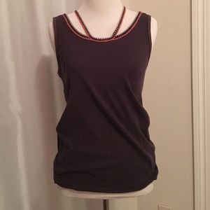 Brown tank top
