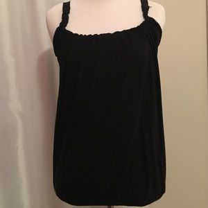Black tank top
