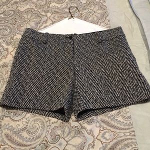 The Limited Tweed Houndstooth Shorts