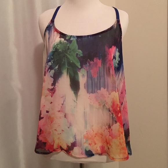 Floral tank top