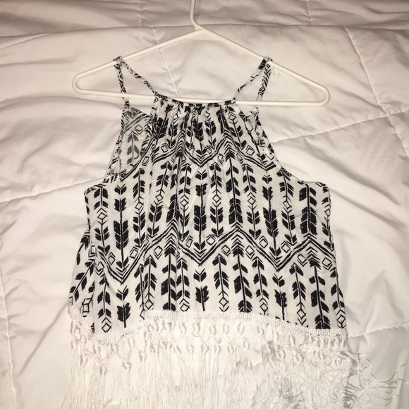 Brand new never worn pacsun tank with tassels - Picture 1 of 3
