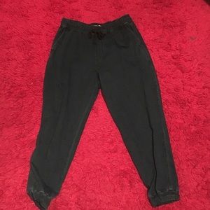 Dark wash Hollister elastic waistline pants