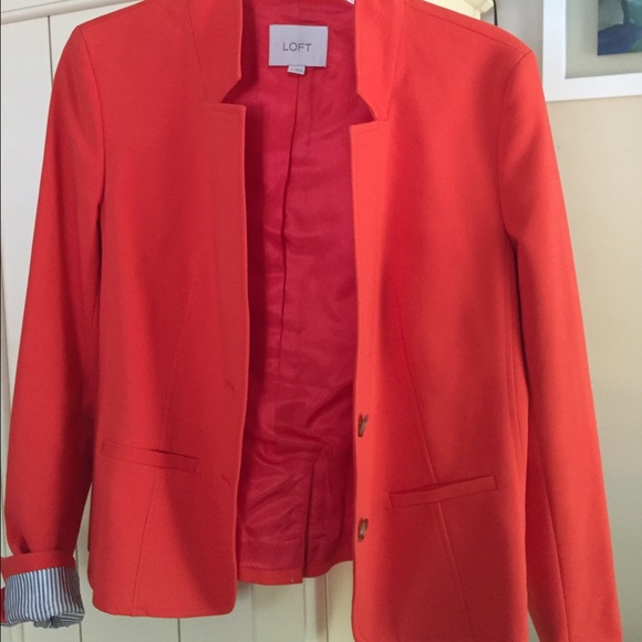 Orange  Loft blazer