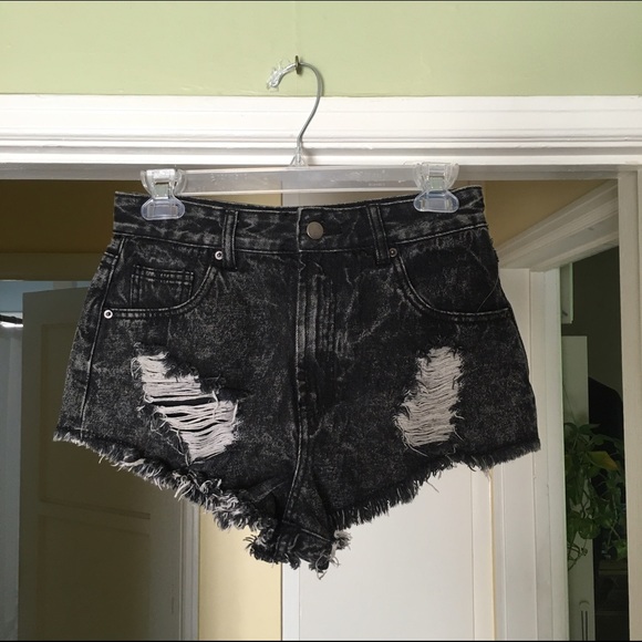 High Waisted Cutter Shorts