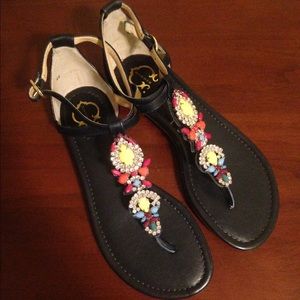 C. Wonder Jeweled Gladiator Sandals