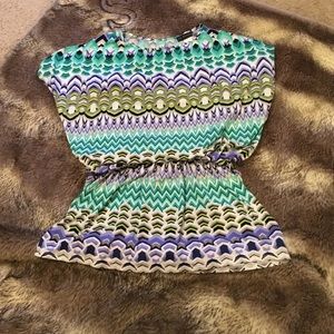 Multicolor La Blanca swim cover up