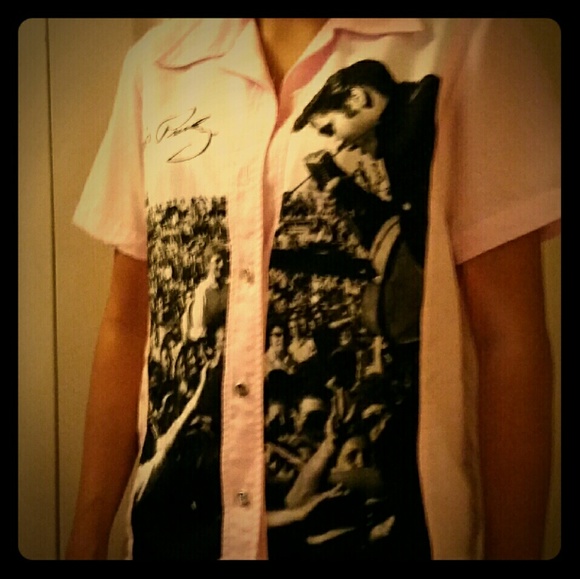 Elvis Presley bowler style shirt