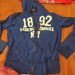 Abercrombie kids size medium zip up hoodie