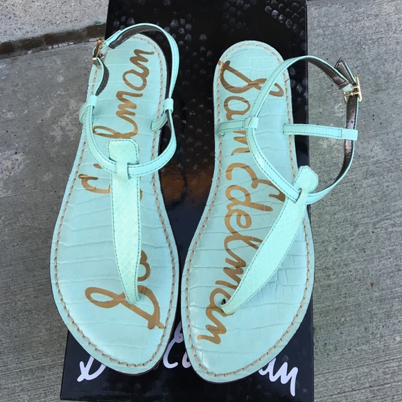 Sam Edelman mint sandals