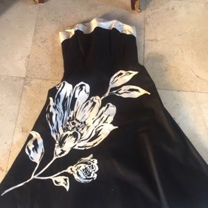 White House Black Market strapless cocktail dress