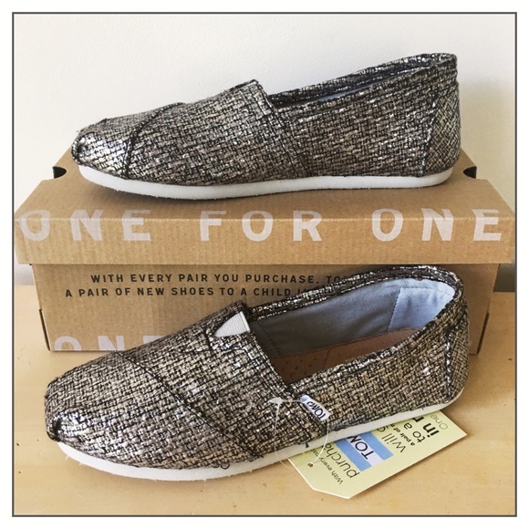 ✨Toms Silver Glitter Wool Classics✨ - Picture 3 of 3