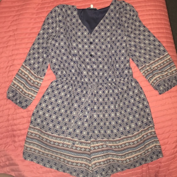 Navy Blue Romper 💫