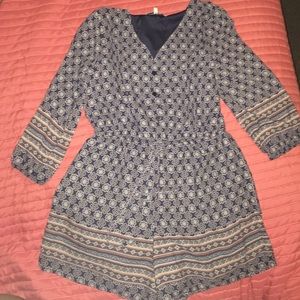 Navy Blue Romper 💫