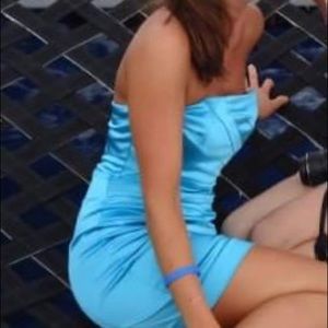 Teal Bebe satin homecoming party dress 🎉🌺💋