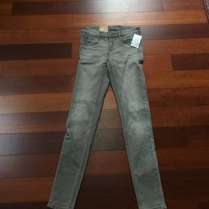 skinny low waist ankle jeans