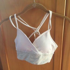 NWOT White/Grey lululemon Sports Bra