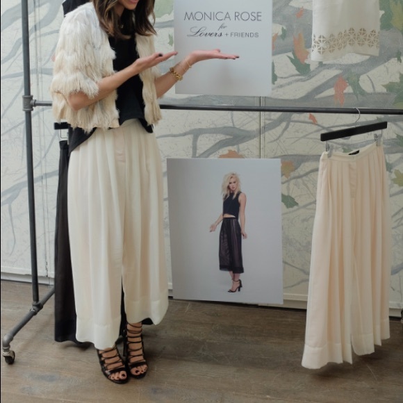 Lovers + Friends Pants - Lovers + Friends x Monica Rose Gaucho Pants Lovers + Friends Pants - Lovers + Friends x Monica Rose Gaucho Pants