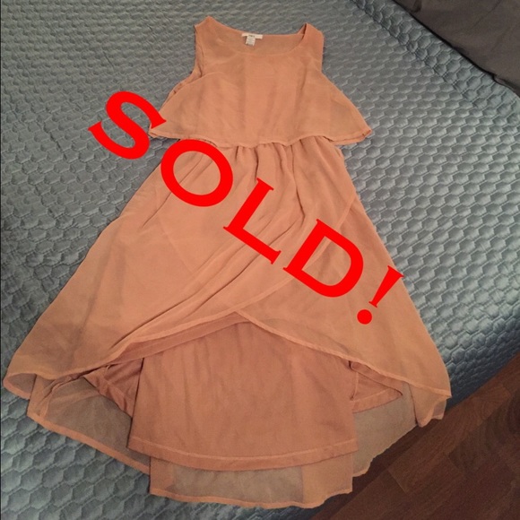 Light pink/nude layered dress
