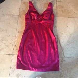 Magenta cocktail dress