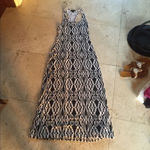 Tribal print maxi dress