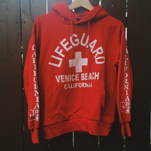 Tops - Venice Beach Lifeguard Hoodie