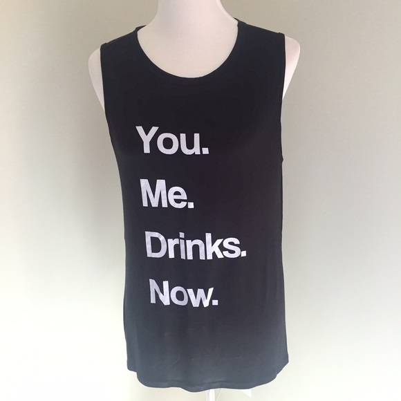 ❗️S-L You. Me. Drinks. Now. Tank - Picture 2 of 2