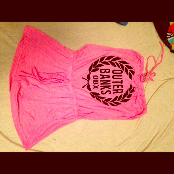 Pink obx romper
