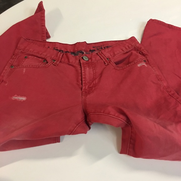 Red pair of Aeropostale jeans - Picture 1 of 2