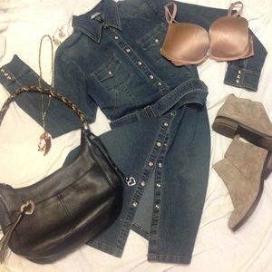 Denim dress by Moda international
