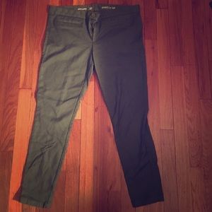Olive green khakis from the Gap!