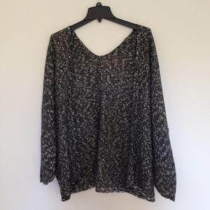 Brandy Melville Black/White Caroline Cardigan